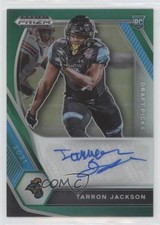 2021 Panini Prizm Draft Picks Green Tarron Jackson #DPA-TJA Auto 0z66