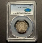 1835 Capped Bust Quarter — photo from another recent sale