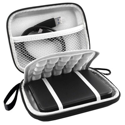 Lacdo Hard Drive Carrying Case for Western Digital WD 2.5 INCH, Black 