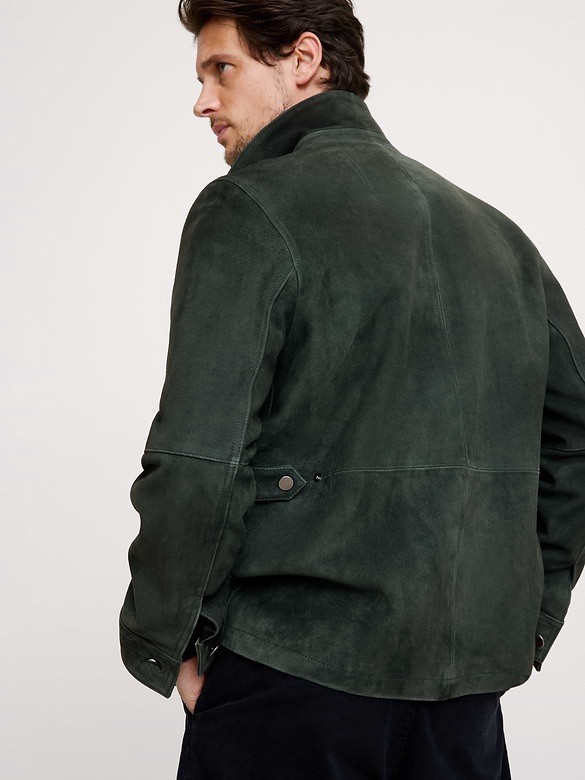 New Banana Republic Mens - Suede Field Jacket Size Large Ponderosa Pine $750 NWT image 2