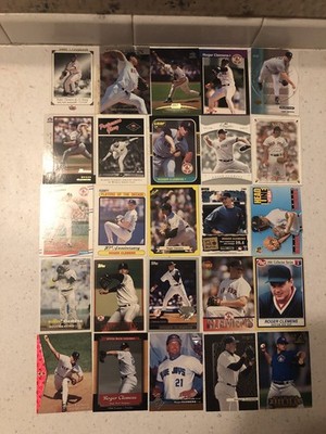25 Card Lot Of Roger Clemens Cards In Mint Condition.  BV $50+ Very Nice Lot C35