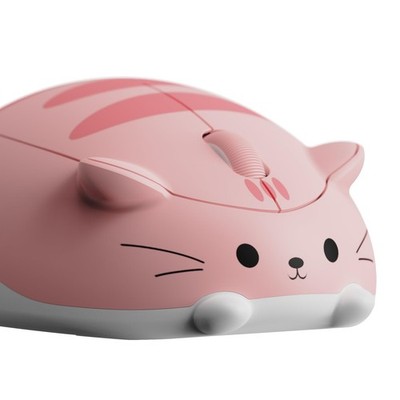 Akko Cat Theme Wireless Gaming Mouse Pink, Tri-Mode Pink ANGIE 