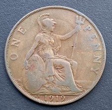 1919KN Penny George V Coin Lot E41