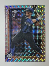 2025 Topps Chrome - Jace Jung #225 Geometric Refractor (RC)