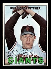 1967 Topps #26 Bob Priddy San Francisco Giants Spotting