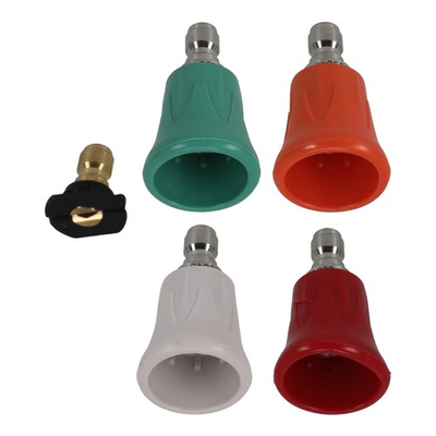 #ad 5 Angle Nozzle Tips Kit for Pressure Washer Stainless Steel 1 4quot; Quick Lock $18.40