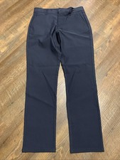 NEW Weatherproof Vintage Navy Blue Hybrid Tech Pants Mens 32x32 Taper Stretch
