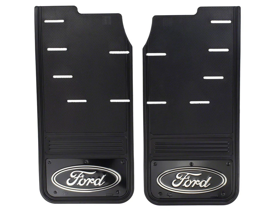 SUPER DUTY 2017-2022 Gatorback Black Splash Guards Mud Protector Flaps Rear Pair - Image 3 of 4