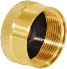 6Pk Solid Brass Refill Propane Bottle Cap Universal for All 1 LB Gas Tank Cylind