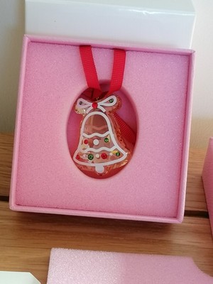 Swarovski Holiday Cheers Lebkuchenglocke Ornament 5681580 Brandneu Originalverpackt Neuwertig 