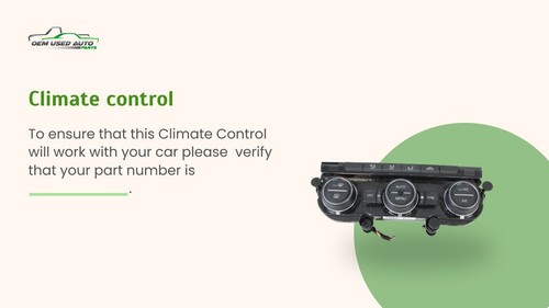 2014 Ford Escape Ac Heater Climate Control Y6I55 - Picture 2 of 10
