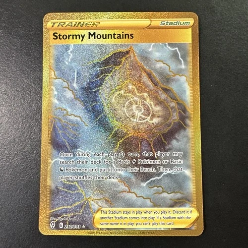 Stormy Mountains (Secret) 232/203 SWSH07: Evolving Skies Holo NM