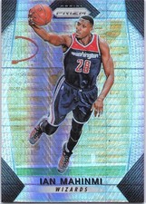 2017-18 Panini Prizm #138 Ian Mahinmi Prizms Hyper / Washington Wizards