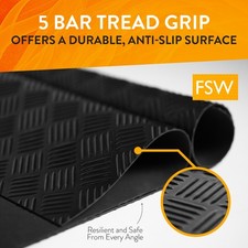 Rubber Flooring Matting Garage Vans Industrial Gyms Heavy Duty 5 Bar Design