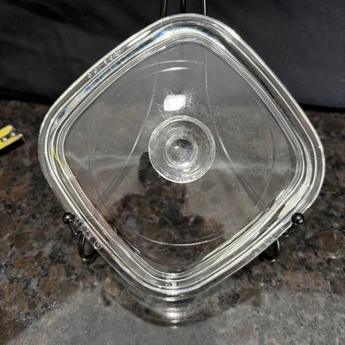 Petite Pan Pyrex Glass Lid P-41-GC for Corning Ware P-41-B & P-43-B Casseroles
