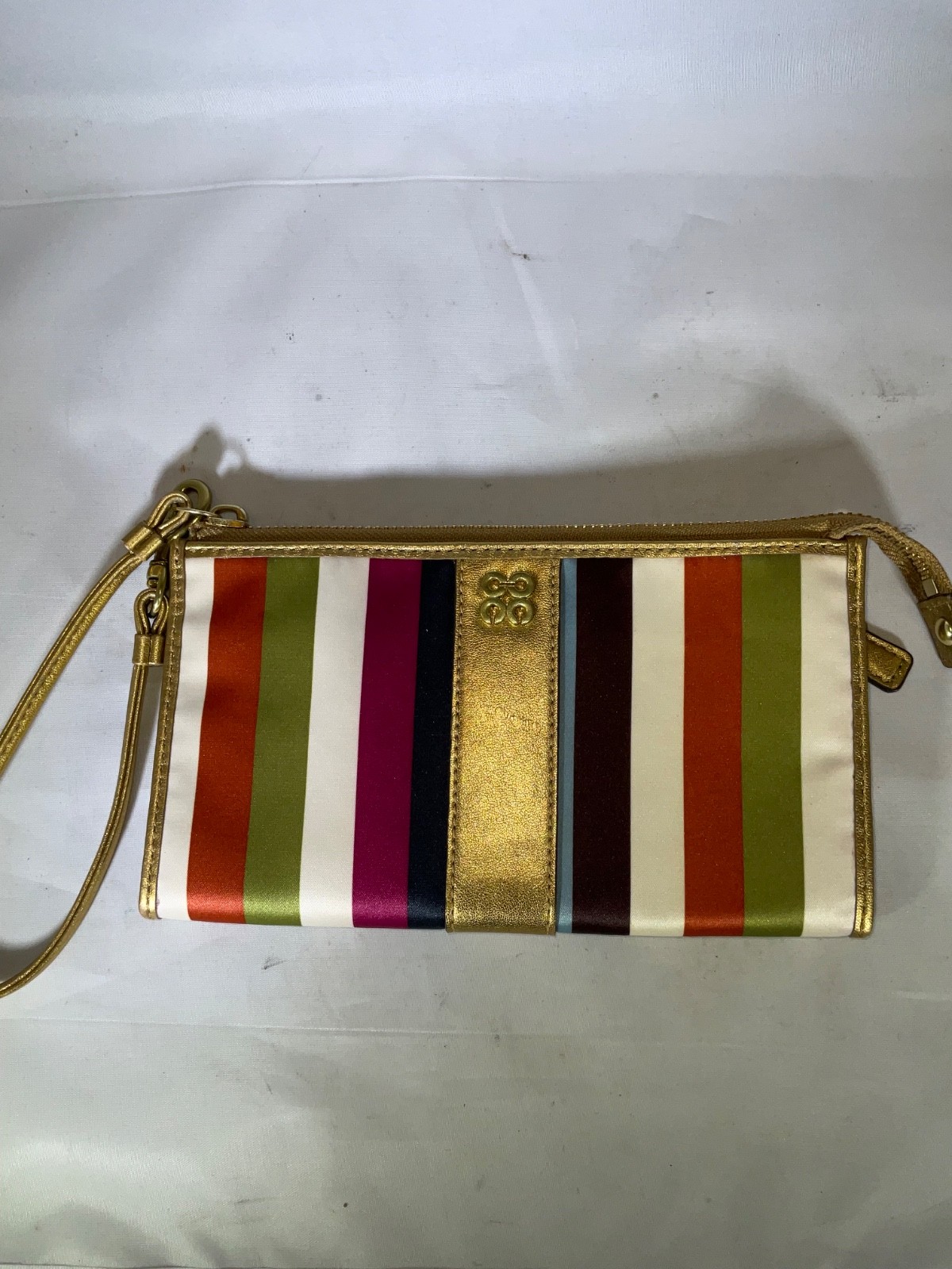 Coach Julia Stripe Legacy Swingpack Clutch Purse