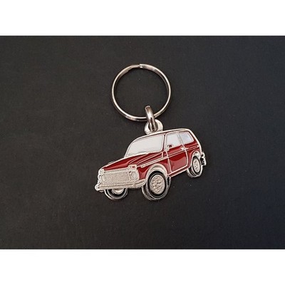 Schlüsselanhänger Profil Lada Niva 4x4, Cossack Job Taiga, 1600 1700 1.9D (rot)