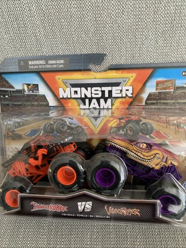 2025 SPIN MASTER MONSTER JAM SERIES 31 THUNDERROARUS VELOCIRAPTOR TWO PACK VHTF - Picture 2 of 5