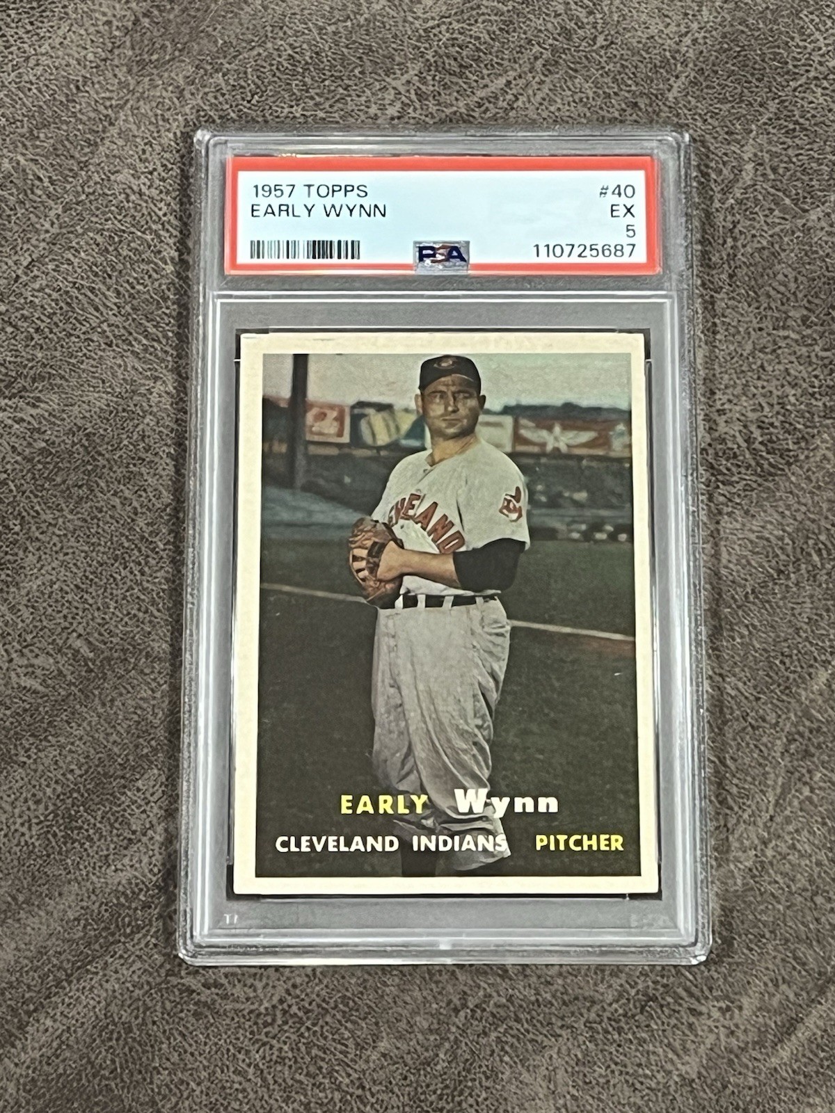 1957 Topps Early Wynn #40 PSA 5 EX Cleveland Indians Vintage HOF!