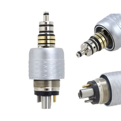 COXO Dental Handpiece Coupling Fits RQ24 Roto Quick 6 Pin Fiber Optic Coupler