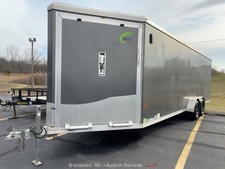 2023 Neo NAS 24' T/A V-Nose Enclosed Snowmobile Sled Cargo Box Trailer Bidadoo