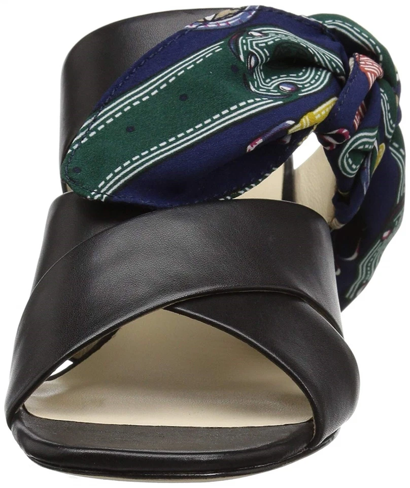 女士 235127 Bettye Muller 黑色皮革拖鞋凉鞋 Arpege Pump 尺寸 8 M — 第 4/4 张图片