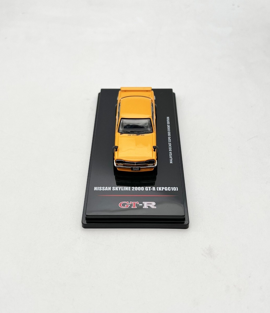INNO64 1:64 Nissan Skyline 2000 GT-R KPGC10 (Orange) Malaysia EXPO