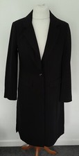 Long Tall Sally - Elegant Long Evening Dress Coat Black Size 10