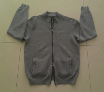 Massimo Dutti Strickjacke Cardigan Gr.L Grau