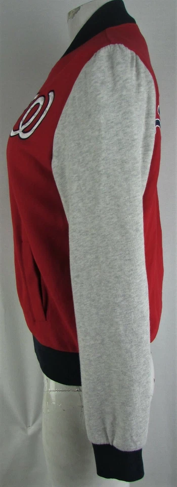 Washington Nationals MLB Touch Women's Full-Zip Varsity Bomber Jacket - Image 3 of 4