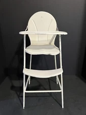 Vintage Amazon 1950’s Doll  High Chair 18” Tall &  Has Been Repainted White