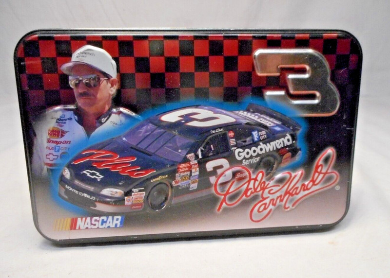 Dale Earnhardt #3 The The Intimidator NASCAR Tin 2 sets of Playing Cards