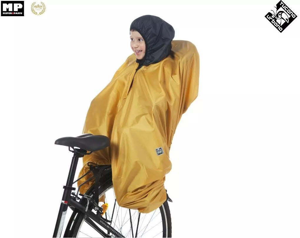 Poncho pluie porte b b si ge enfant v lo avec capuche protection