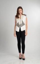 Love Token Jane Genuine Rabbit Fur Vest - LT1...