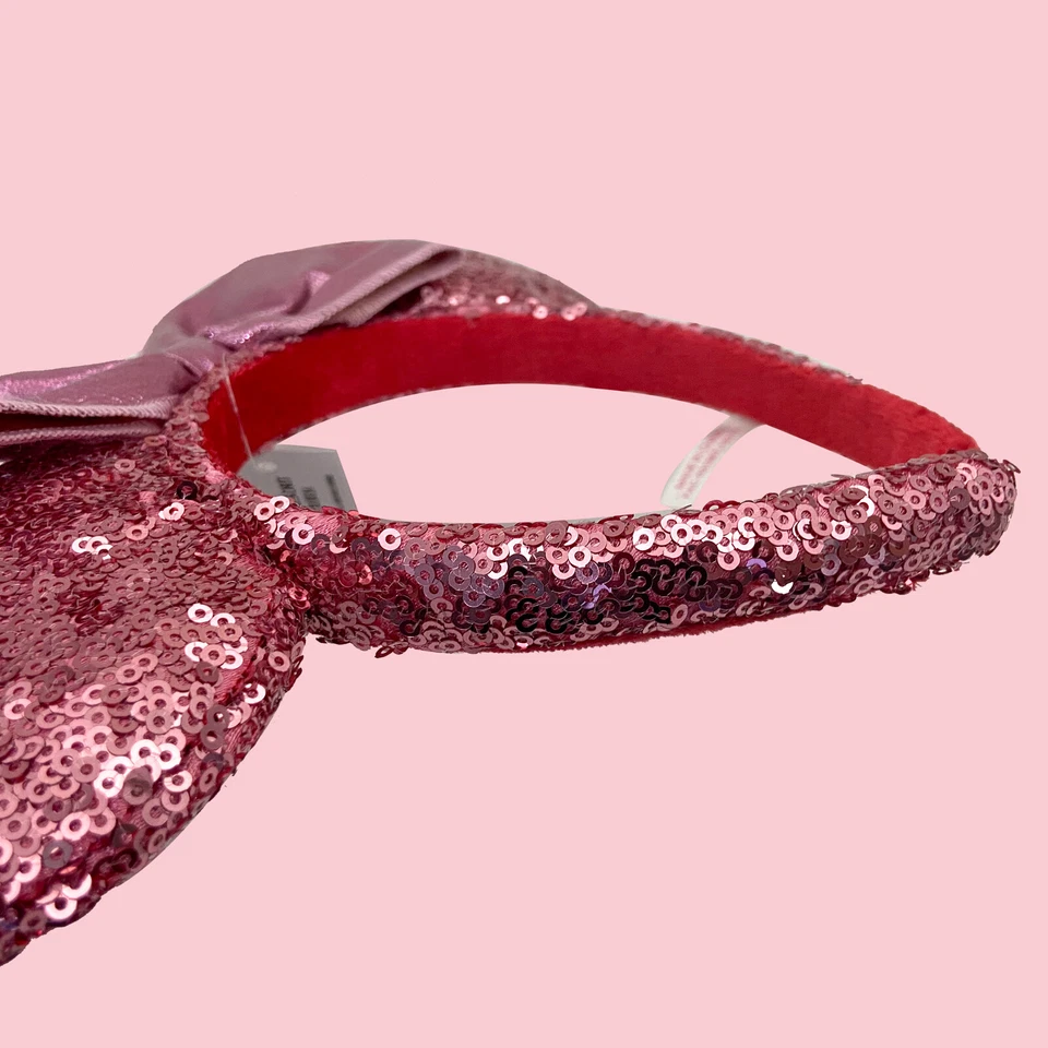 Diadema púrpura claro lentejuelas Disney-parques orejas de minne orejas Disney` Resort Foto 4 de 4