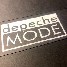 Vinyl Sticker - Depeche Mode 1984 Logo Some Great Reward era 