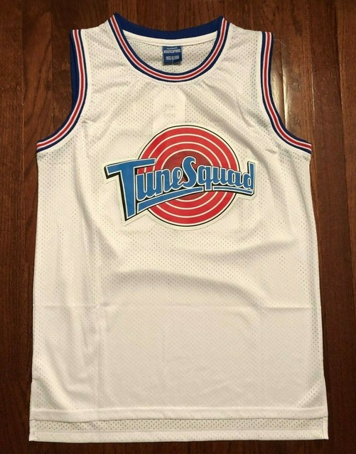 Download NEW TUNE SQUAD BASKETBALL JERSEY MENS XXL 2XL WHITE BLUE ...