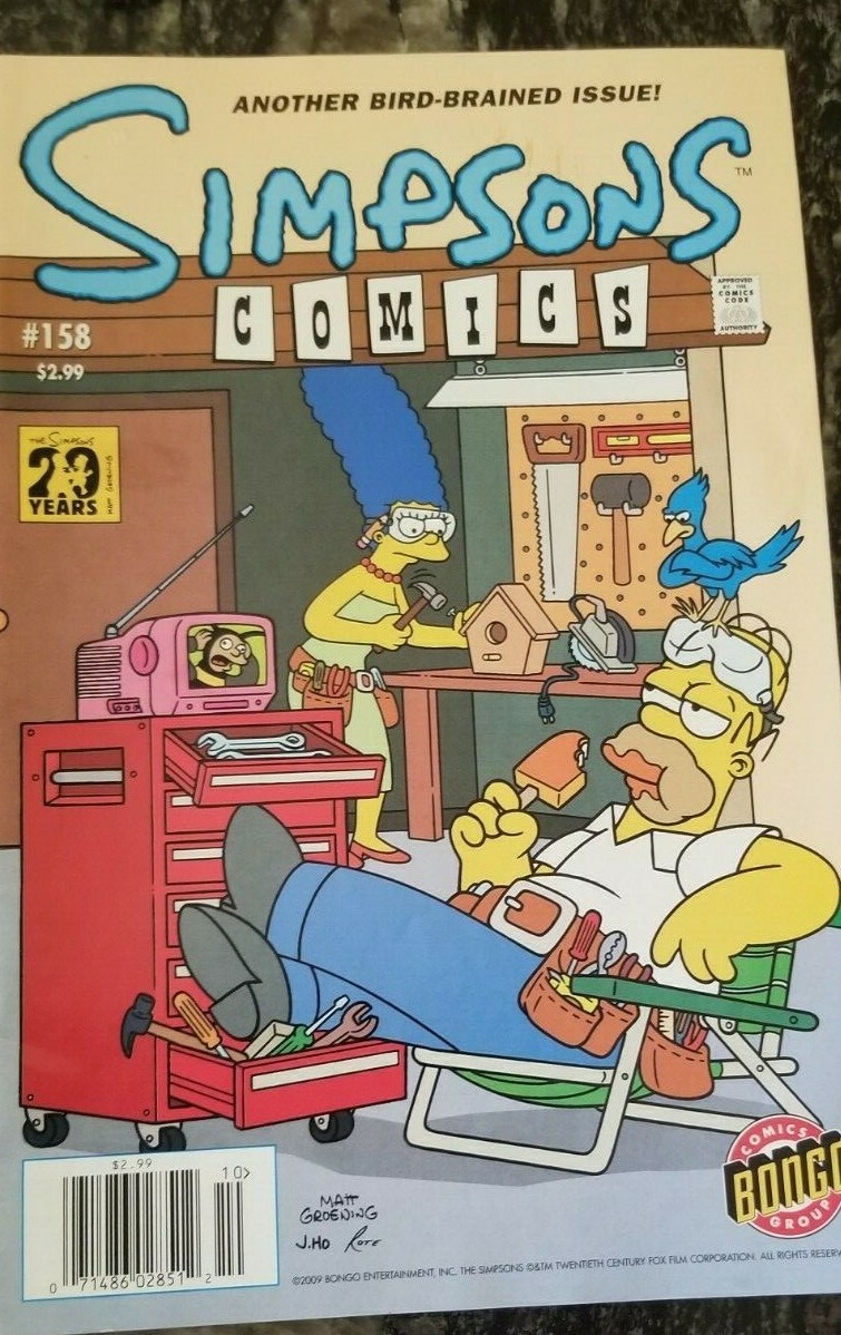 シンプソンズ コミック 創刊号 6枚セット Simpsons Comics Simpsons Comics #158 | eBay