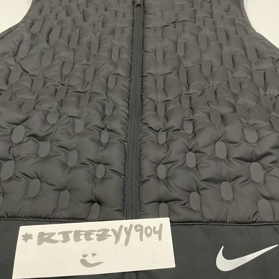 $180 Womens M Nike Therma Fit ADV Downfill Running Vest Black DD6063-010 Medium - Image 3 of 4