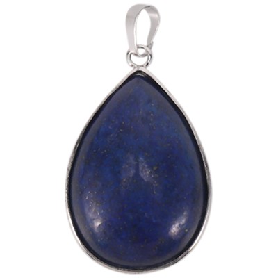 Lapislazuli Edelstein Edelstein Halskette Anhänger 1,42x1,02'' HEISS E7D62669