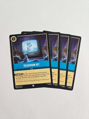 Television Set 178/204 Playset 4 cards - Reign of Jafar