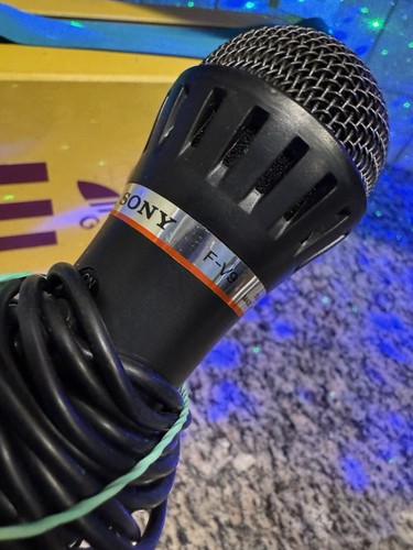 Sony F-V9 Uni-Directional Dynamic Vocal Microphone IMP 6000 Tested Working 📸👀 - Picture 4 of 6