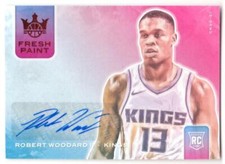 Robert Woodard II 2020-21 Court Kings Fresh Paint Autograph Ruby #88/99 Kings