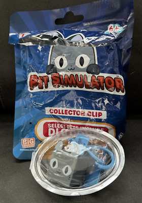Pet Simulator X Series 1 Mystery Figure Hanger Clip Grey Cat New With Code