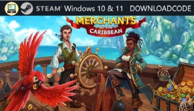 NEU PC Computer Spiel Merchants of the Caribbean für Windows 10 11 STEAM Code