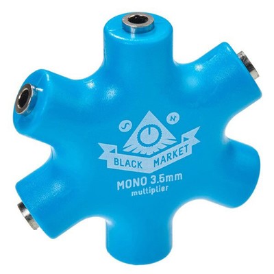 Black Market Modular Monomult Compact Passive 1x5 Splitter Hub - Blue