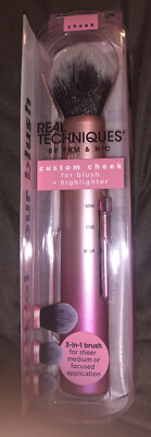Real Techniques by Sam & Nic Slide Custom Complexion 3-in-1 Brush Brand New