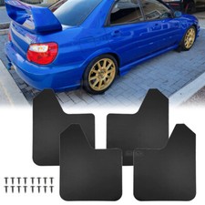 4x Rally Front Rear Mud Flaps Splash Guard Mudguards For Subaru Impreza Wrx Sti