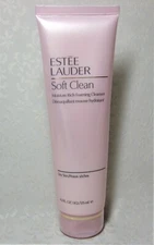 Estee Lauder Soft Clean Moisture Rich Foaming Cleanser NEW FS 4.2 oz. $29 Value
