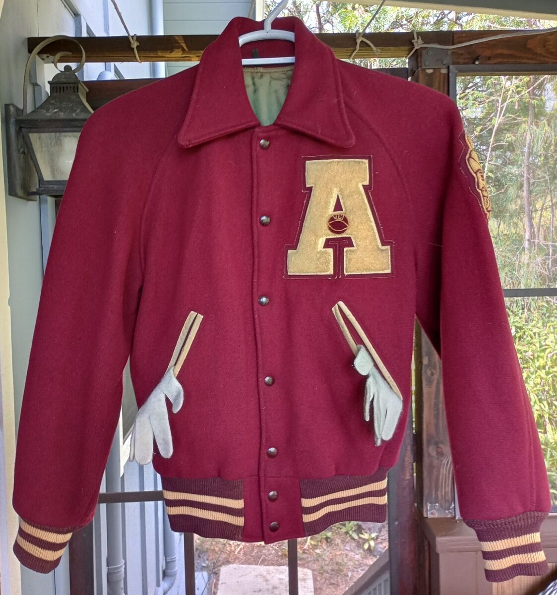 Hatchers Vintage Varsity Band Letterman Letter Jacket 100 Hatchers Vintage Varsity Band Letterman Letter Jacket 100